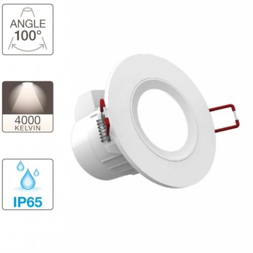 Spot LED IP65 XANLITE 4W rendu 50W 110° Blanc neutre 4000K