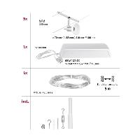 Kit complet sans ampoule Sheela de la série WIRE PAULMANN 94448