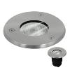 Spot encastrable extérieur 230V acier brossé IP67