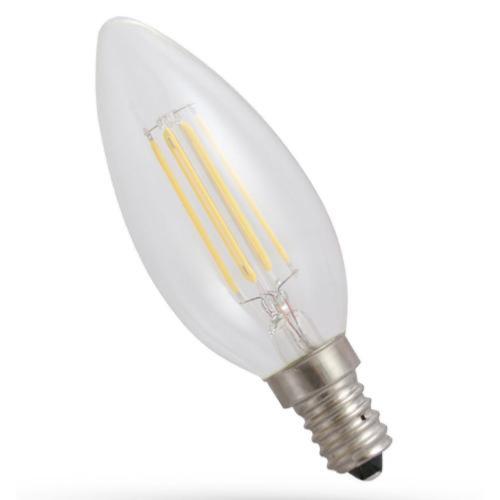 Ampoule LED à Filament 4W - Flamme - Culot E14 - Dimmable