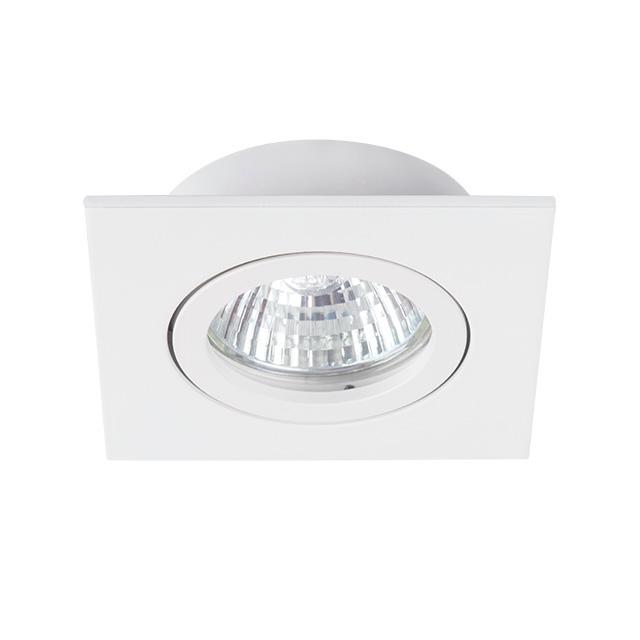 Spot led encastrable et orientable carré compac - Lux et Déco