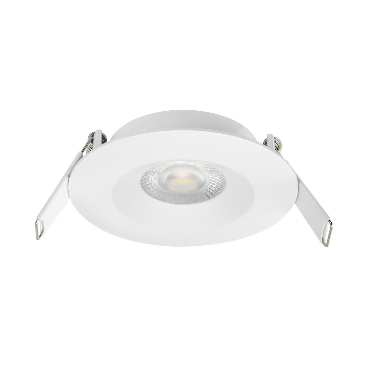 Spot encastrable salle de bain extra plat IP44 5W blanc ou gris faible  profondeur