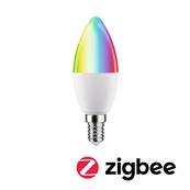 Standard 230 V Ampoule LED E14 Smart Home Zigbee  470lm 5W RGBW+ gradable Dépoli