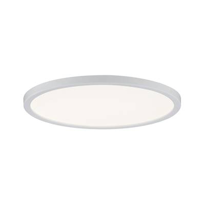 Panneau encastré Areo LED IP44 rond 180 mm 12 W Blanc dépoli gradable