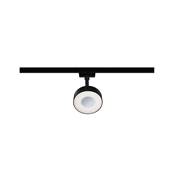 URail Spot sur rail LED Circle 160lm 5W 3000K gradable 230V Noir mat