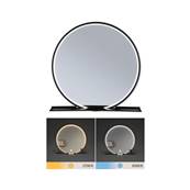 Miroir lumineux LED Miro IP44  Tunable White 160lm 230V 10,5W  Miroir, Noir mat