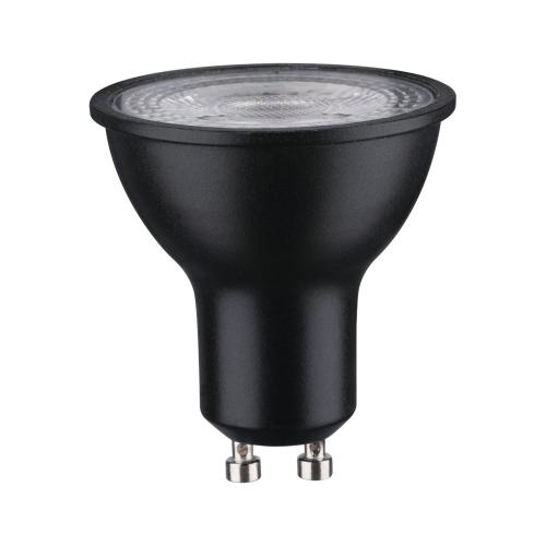 Ampoule LED GU10 Noire 230V 7W = 50W dimmable Blanc chaud