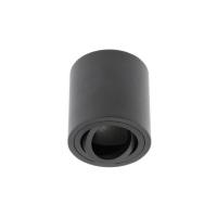 Spot en Saillie rond noir mat orientable 230V GU10