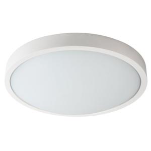 Plafonnier LED 18W blanc mat lumière chaude