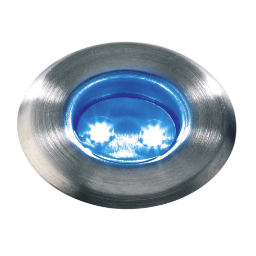 Spot led extérieur Inox 0.5W 12V Bleu IP67 ASTRUM