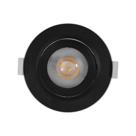 Spot LED Noir extra-plat 5W 38° 230V Blanc neutre 4000K