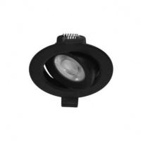 Spot LED Noir extra-plat dimmable 5W 38° 230V Blanc neutre 4000K