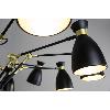Suspension Retro Noire Satin Or FARO 20051