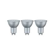Pack de 3 ampoules LED PAULMANN 6,5 W GU10 230 V 2700K - 28430