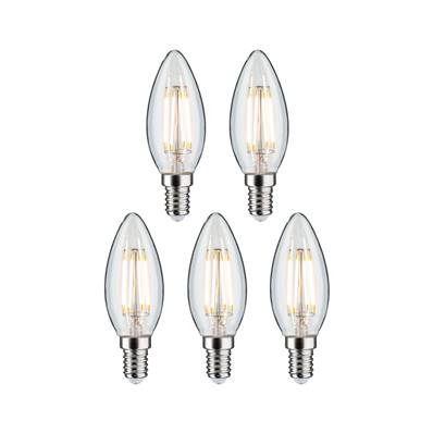 Filament 230 V Bougie LED 5x470lm 5x4,8W 2700K  Clair