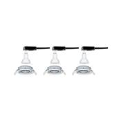 Kit encastré PAULMANN Nova rd orien. LED 3stepdim 3x6,5W 230V GU10 51mm Chrome/A