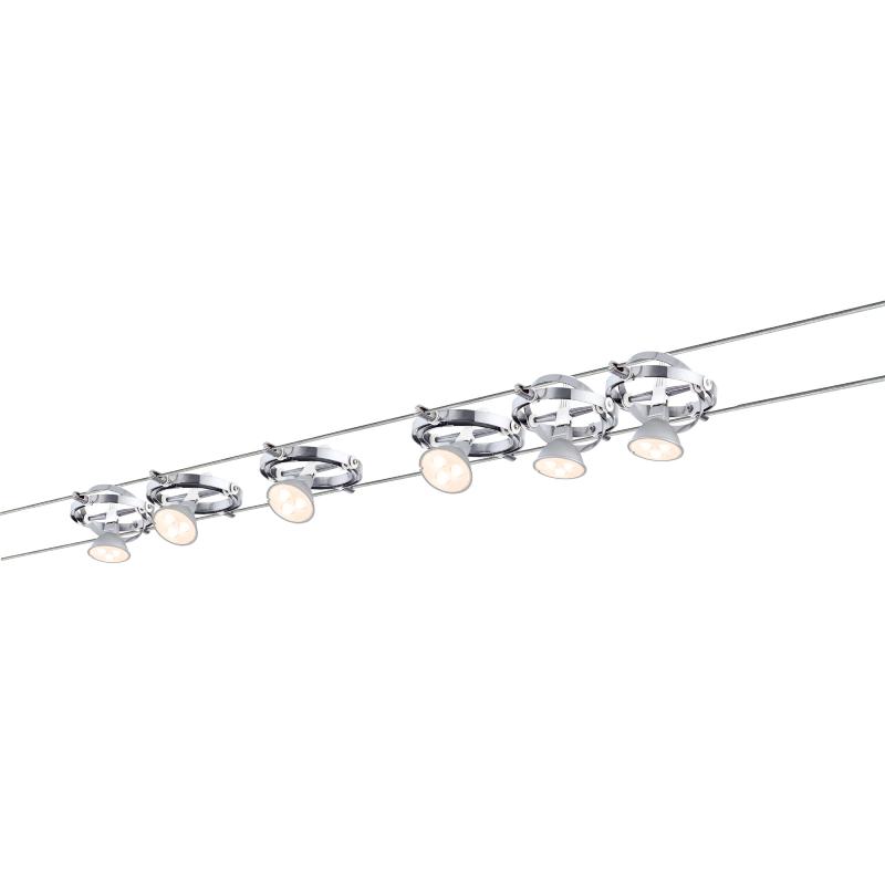 spot sur cable spot sur c 226 ble tendu kit cardan led 6x4w wire paulmann 94128 spot sur cable spot sur c 226 ble tendu kit cardan led 6x4w wire paulmann 94128