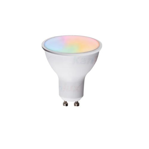 Ampoule LED connectée GU10 4.7W Wifi/Bluetooth CCT + RGB