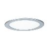 Dalle Led encastrable Extra plate 220V Chrome mat 18W Blanc neutre IP44 Paulmann