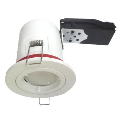 Spot BBC blanc 88 mm pour LED GU10 avec douille automatique