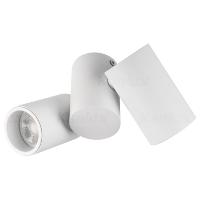 Spot encastrable saillie double orientable blanc mat pour LED GU10 Kanlux 32953