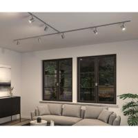 Urail Spot sur rail Luxe sans ampoule chrome mat PAULMANN 95631