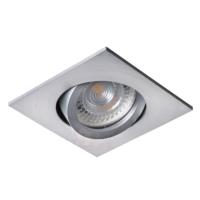 Spot Led Carr GU10 Encastrable Acier Bross avec Led Dimmable 6W 38 3000K