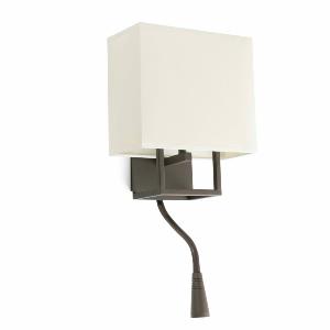 Applique Liseuse Vesper FARO max 1x20W E27 230V  Marron foncé