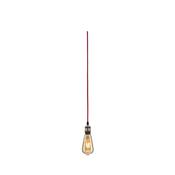 Suspension PAULMANN Neordic Eldar avec prise max. 1x20W E27 Rouge/Bruni 230V Mét