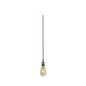 Suspension PAULMANN Neordic Eldar avec prise max. 1x20W E27 Rouge/Bruni 230V Mét