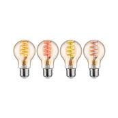 Filament 230 V Ampoule LED Smart Home Zigbee  3x470lm 3x6,3W RGBW+ gradable Doré