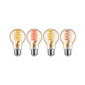 Filament 230 V Ampoule LED Smart Home Zigbee  3x470lm 3x6,3W RGBW+ gradable Doré