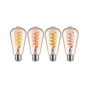 Filament 230 V Ampoules LED 3x470lm 3x6,3W RGBW+ gradable Doré