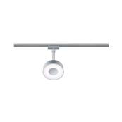 URail Spot sur rail LED Circle 180lm 5W 4000K gradable 230V Chrome mat