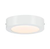 Panneau LED Carpo 170mm rond 10,2W Bl. dépoli avec var. d’intensité 3000-2300K