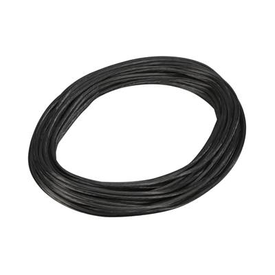 TENSEO, câble T.B.T, isolé, 6mm², 20m, noir SLV