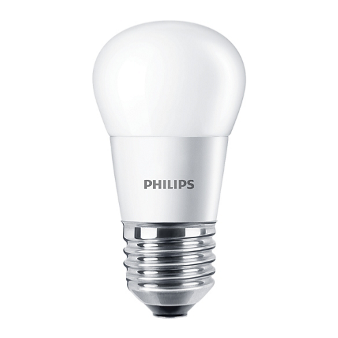 Ampoule LED E27 Philips Corepro LEDLuster 4W rendu 25W blanc chaud 2700 K.
