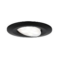 3 x Spots LED encastrables blanc 4000K Calla noir mat 220V 6,5W IP65  PAULMANN.