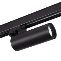 Spot LED pour rail triphasé GU10 noir