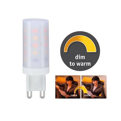 Ampoule LED PAULMANN bi-pin G9 270lm 2000-3000K dimtowarm 230V - 28819