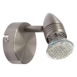 Applique murale MOLI KANLUX  max 1x50W GU10 230V Acier brossé