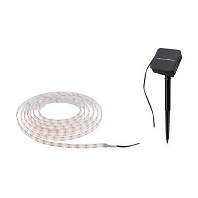 Ruban LED PAULMANN solaire 3m blanc chaud avec Détecteur crépusc. batterie 0,3W