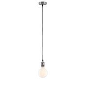 Suspension PAULMANN Neordic Eldar max. 1x60W E27 Gris/Nickel brossé 230 V Métal