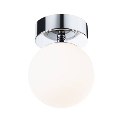 Plafonnier LED Gove IP44  3000K 400lm 230V 5W  Chrome, Satiné