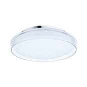 Plafonnier LED Luena IP44  3000K 860lm 230V 16,5W  Verre, Chrome