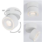 Kit luminaire en saillie PAULMANN Spircle 36° 3000K 230/40V blanc dépoli/Alu - 9