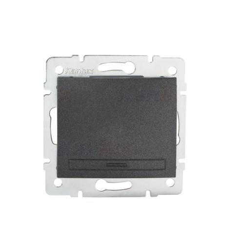 Bouton poussoir graphite connexion rapide