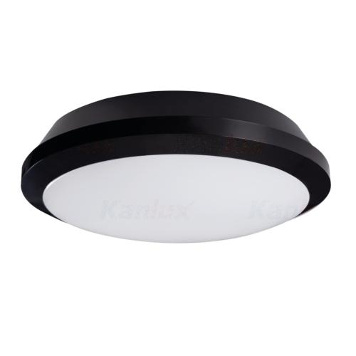 Plafonnier LED étanche noir IP65 230V Kanlux 19065