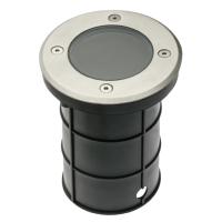 Spot Exterieur Encastrable IP67 230V GU10 inox 304 double presse-toupe