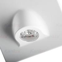 Spot encastrable mural extra plat blanc mat  blanc chaud 32494